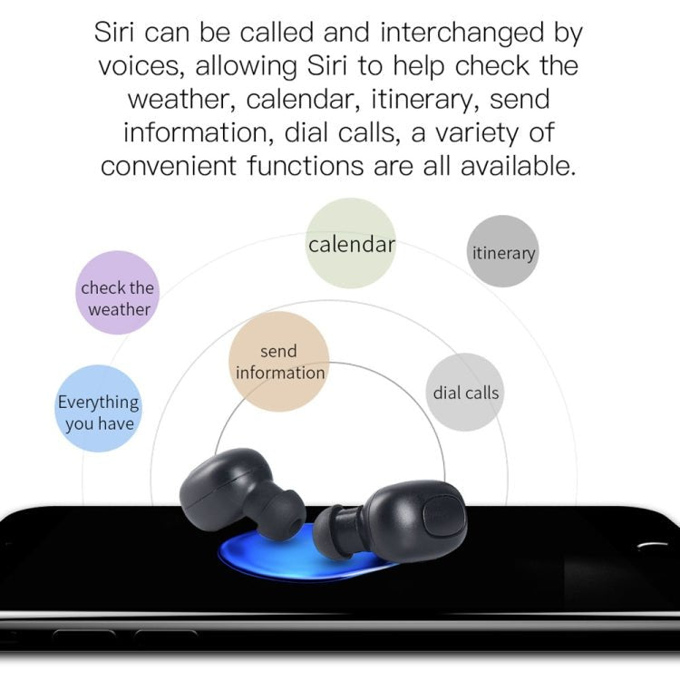 Bluedio TWS T - elf Bluetooth Version 5.0 In - Ear Bluetooth Headset with Headphone Charging Cabin, TWS T - elf - ORIWHIZ