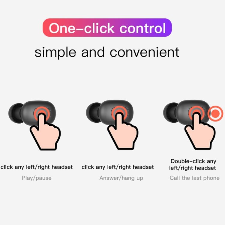 Bluedio TWS T - elf Bluetooth Version 5.0 In - Ear Bluetooth Headset with Headphone Charging Cabin, TWS T - elf - ORIWHIZ