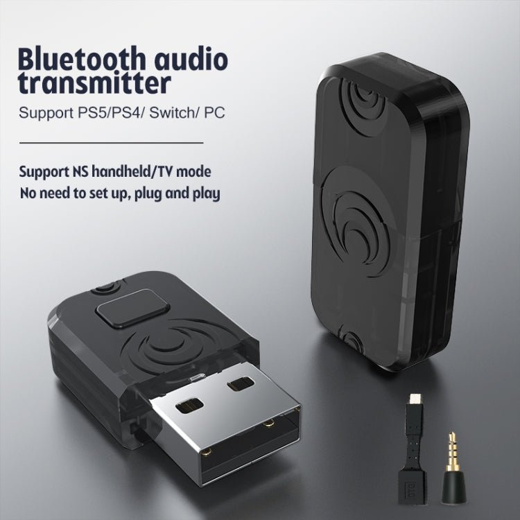 Bluetooth Audio Transmitter Adapter Receiver For PS5 / PS4 / Switch, For PS5 / PS4 / Switch - ORIWHIZSony AccessoriesSony Accessories Adapter & CablesToys & Hobbies