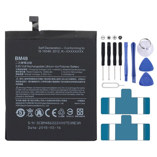 BM48 4000mAh for Xiaomi Note 2 Li - Polymer Battery, For Xiaomi Note 2 - ORIWHIZ