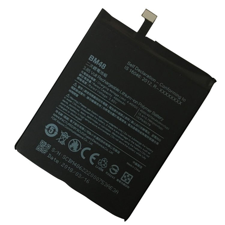 BM48 4000mAh for Xiaomi Note 2 Li - Polymer Battery, For Xiaomi Note 2 - ORIWHIZ