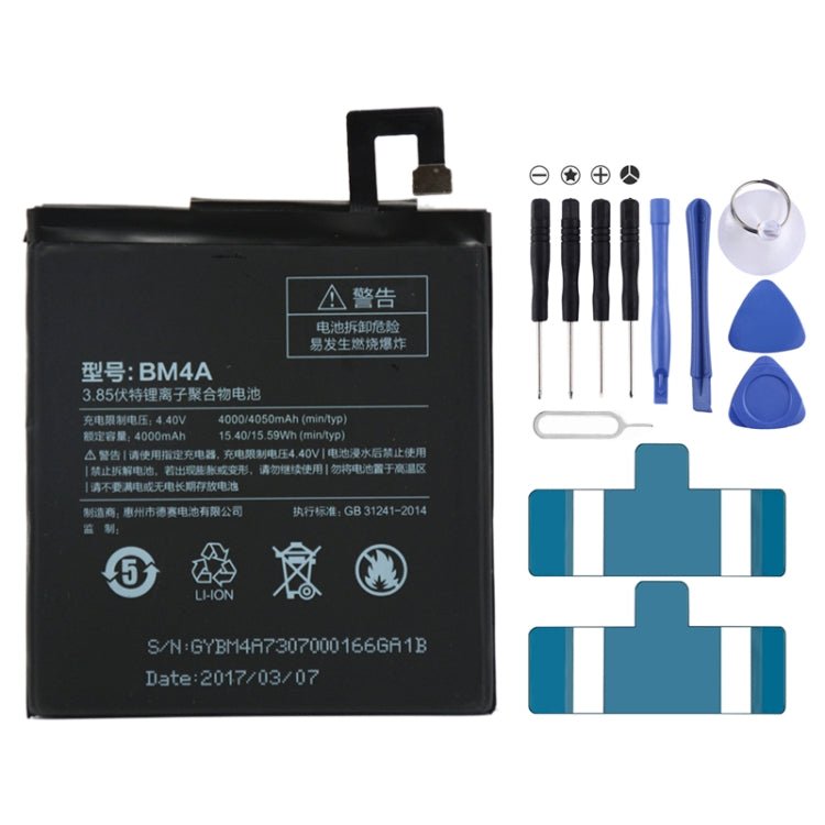 BM4A 4000mAh for Xiaomi Redmi Pro Li - Polymer Battery, For Xiaomi Redmi Pro - ORIWHIZ