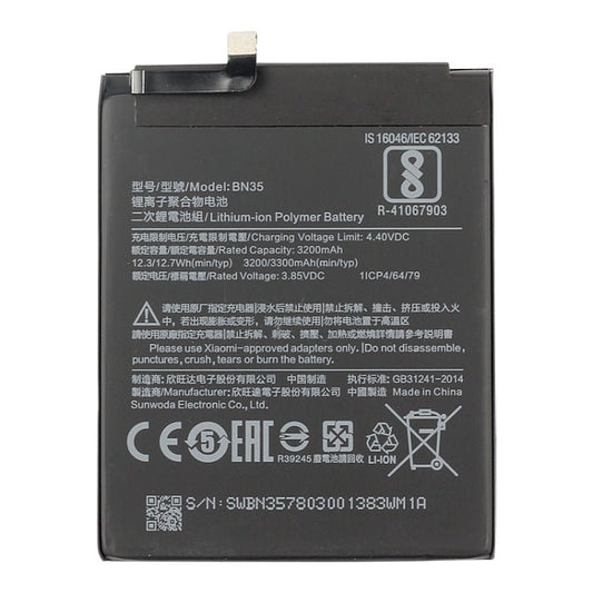 BN35 3200mAh for Xiaomi Redmi 5 Li - Polymer Battery, For Xiaomi Redmi 5 - ORIWHIZ