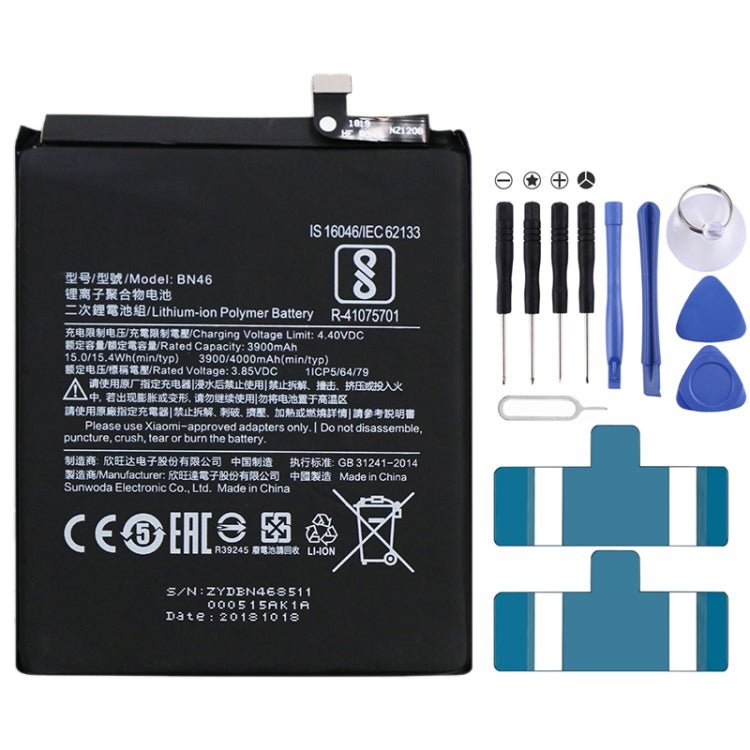 BN46 3900mAh Li - Polymer Battery for Xiaomi Redmi 7 / Redmi Note 6 / Redmi Note 8 / Redmi Note 8T, For Xiaomi Redmi 7 - ORIWHIZ