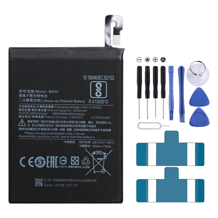 BN48 3900mAh for Xiaomi Redmi Note 6 Pro Li - Polymer Battery, For Xiaomi Redmi Note 6 Pro - ORIWHIZ