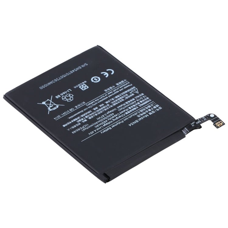 BN54 Li - ion Polymer Battery for Xiaomi Redmi 10X 4G / Redmi Note 9, For Xiaomi Redmi 10X 4G - ORIWHIZ