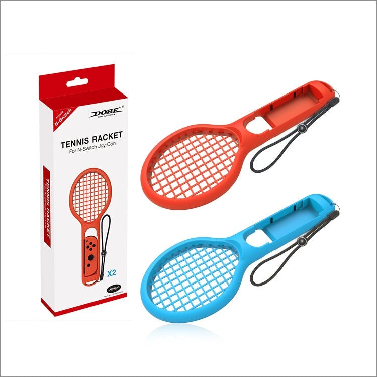 BODE Left and Right Small Handle Tennis Racket NS Game Grip Sports Game Handle TNS1843 for Switch, Tennis Racket (Red and blue) - ORIWHIZBODENintendo AccessoriesNintendo Accessories Cases