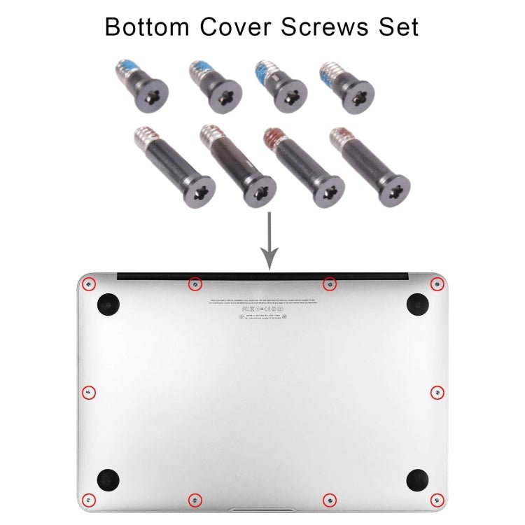 Bottom Cover Screws Set for MacBook Pro Retina 14.2 inch A2442 2021, For A2442 - ORIWHIZ