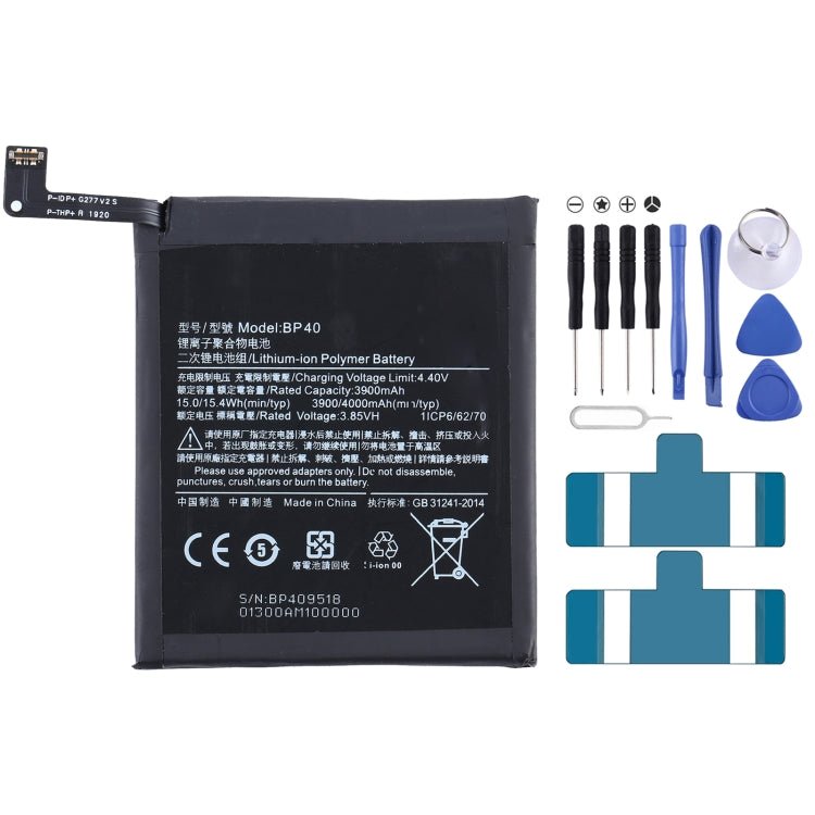BP40 Li - ion Polymer Battery for Xiaomi 9T Pro / Redmi K20 Pro, For Xiaomi 9T Pro - ORIWHIZ
