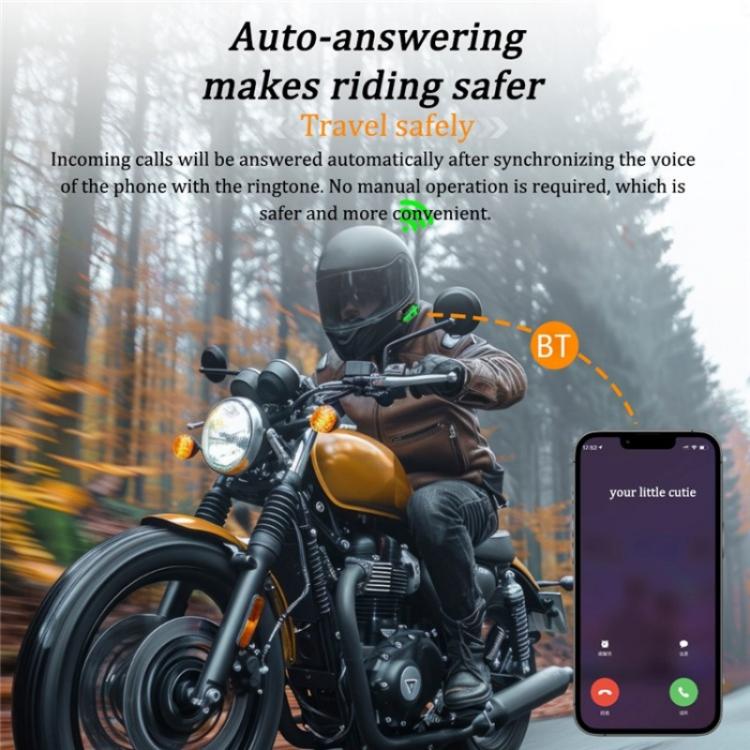BT26 Outdoors Waterproof 500m Intercom Motorcycle Helmet Bluetooth Headset, BT26 - ORIWHIZConsumer ElectronicsMotorcycle Walkie TalkieWalkie Talkie