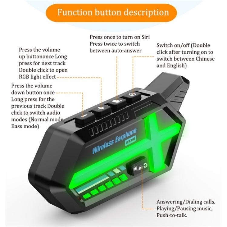 BT26 Outdoors Waterproof 500m Intercom Motorcycle Helmet Bluetooth Headset, BT26 - ORIWHIZConsumer ElectronicsMotorcycle Walkie TalkieWalkie Talkie