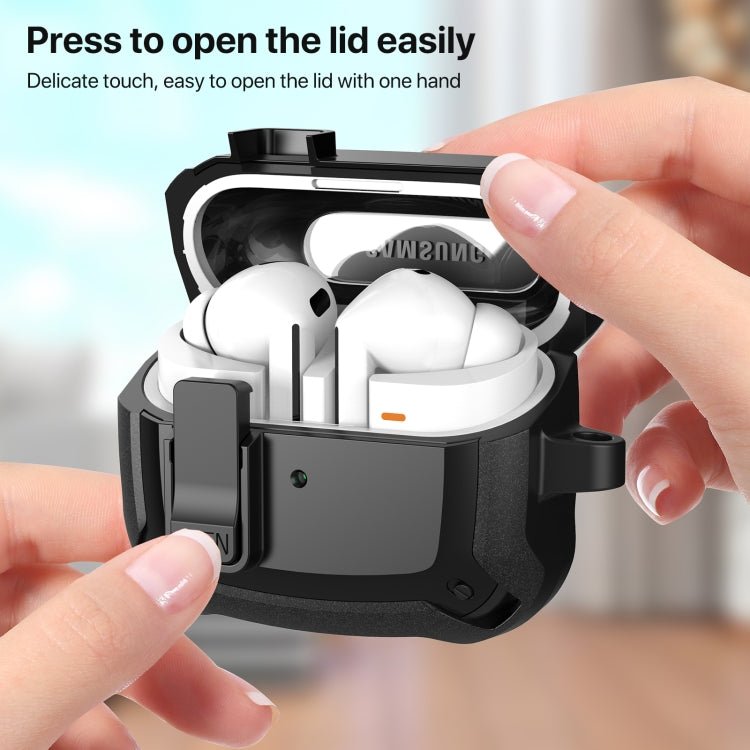 Bumblebee Earphone Protective Case with Switch & Hook, For Samsung Galaxy Buds 3 / 3 Pro - ORIWHIZ