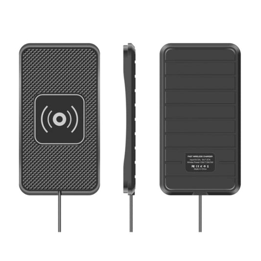 C3 15W Car QI Wireless Charger Launch Pad Anti - slip Mat, C3 Type - C Interface - ORIWHIZ