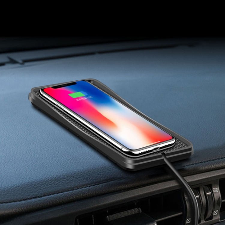 C3 15W Car QI Wireless Charger Launch Pad Anti - slip Mat, C3 Type - C Interface - ORIWHIZ