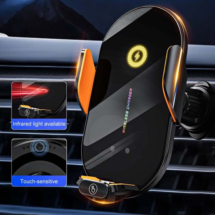 C3 Car Infrared Sensor Auto Opening And Closing Wireless Charging Cell Phone Holder - ORIWHIZ
