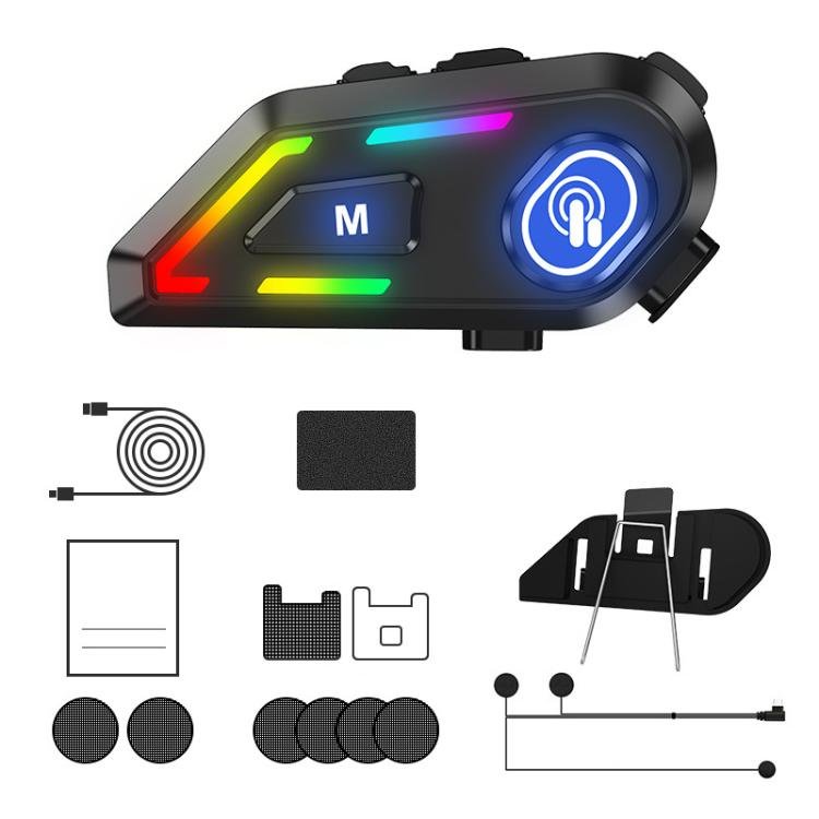 C5 IPX7 Waterproof Outdoor Cycling Noise Reduction Helmet Bluetooth Headset, Soft Mic, Hard Mic, Soft and Hard Mics - ORIWHIZConsumer ElectronicsMotorcycle Walkie TalkieWalkie Talkie