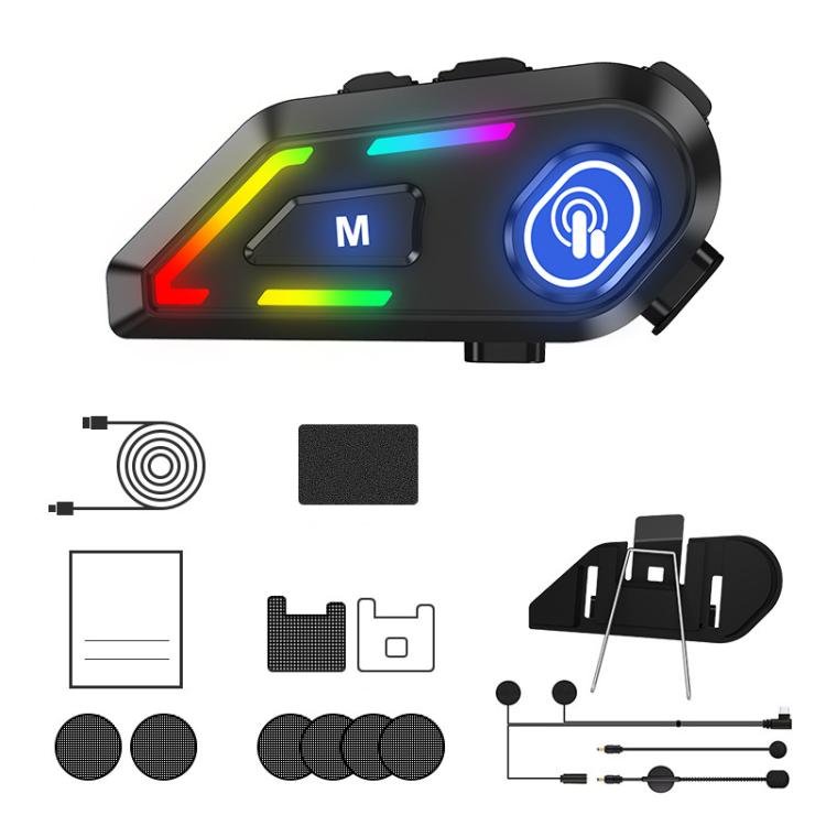 C5 IPX7 Waterproof Outdoor Cycling Noise Reduction Helmet Bluetooth Headset, Soft Mic, Hard Mic, Soft and Hard Mics - ORIWHIZConsumer ElectronicsMotorcycle Walkie TalkieWalkie Talkie