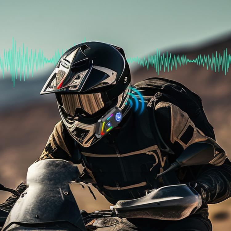 C5 IPX7 Waterproof Outdoor Cycling Noise Reduction Helmet Bluetooth Headset, Soft Mic, Hard Mic, Soft and Hard Mics - ORIWHIZConsumer ElectronicsMotorcycle Walkie TalkieWalkie Talkie