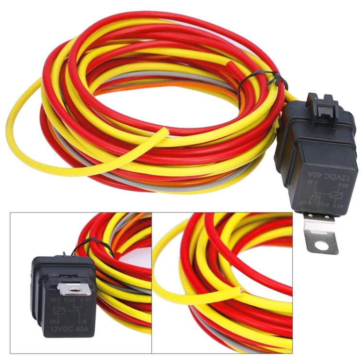 Car 12V 40A 165 - 185 Degree Electric Cooling Fan Thermostat Temperature Sensor Switch Set, 12V 40A 165 - 185 Degree - ORIWHIZCar Replacement PartsDIY CablesIn Car