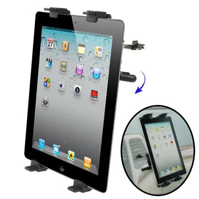 Car Air Conditioner Vents Holder for iPad 2 / iPad, Support 360 Degree Rotation - ORIWHIZ