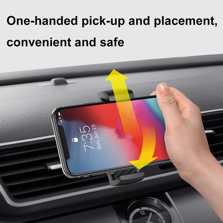 Car Air Conditioning Outlet Anti - shake Rotating Navigation Mobile Phone Holder, ZS - 008 - ORIWHIZ