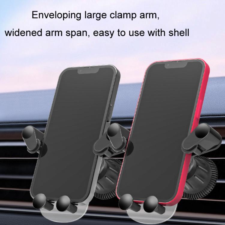 Car Air Outlet Navigation Transparent Gravity Bracket - ORIWHIZ