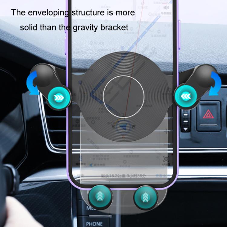 Car Air Outlet Navigation Transparent Gravity Bracket - ORIWHIZ
