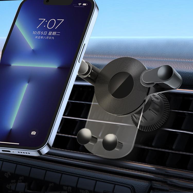 Car Air Outlet Navigation Transparent Gravity Bracket - ORIWHIZ