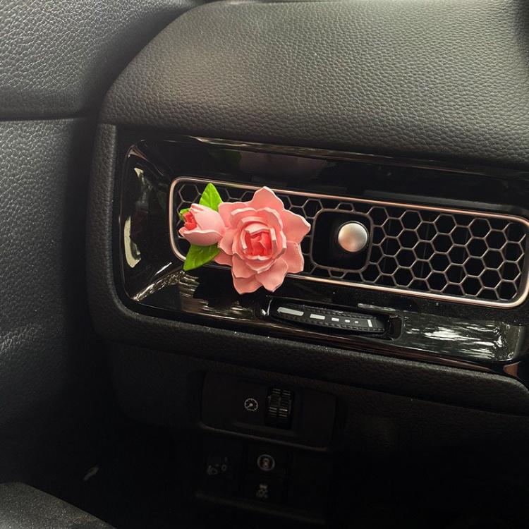 Car Aromatherapy Diffuser Stone Auto Air Vent Gardenia Decorative Fragrance - ORIWHIZ