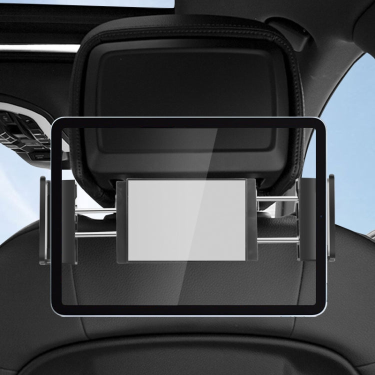 Car Back Seat Buckle Type Rotating Telescopic Mobile Phone Tablet Holder, Tablet Holder(Black) - ORIWHIZ