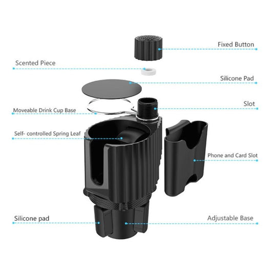 Car Beverage Rack Water Cup Mobile Phone Holder, Water Cup Holder - ORIWHIZ