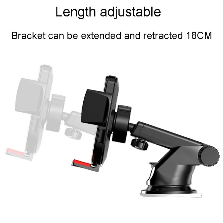Car Cell Phone Telescopic Holder Universal Automobile Navigation Bracket, Air Vent Model, Suction Cup Model, 2 In 1 - ORIWHIZ