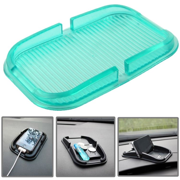 Car Dashboard Anti - skid Magic Sticky Silicone Gel Pad / Holder for iPhone 5 & 5S / iPhone 4 & 4S, 8, 5, 4, For iPhone, Galaxy, Sony, Lenovo, HTC, Huawei, and other Smartphones(Transparent), 7�������������������������������������������������������������... - ORIWHIZ