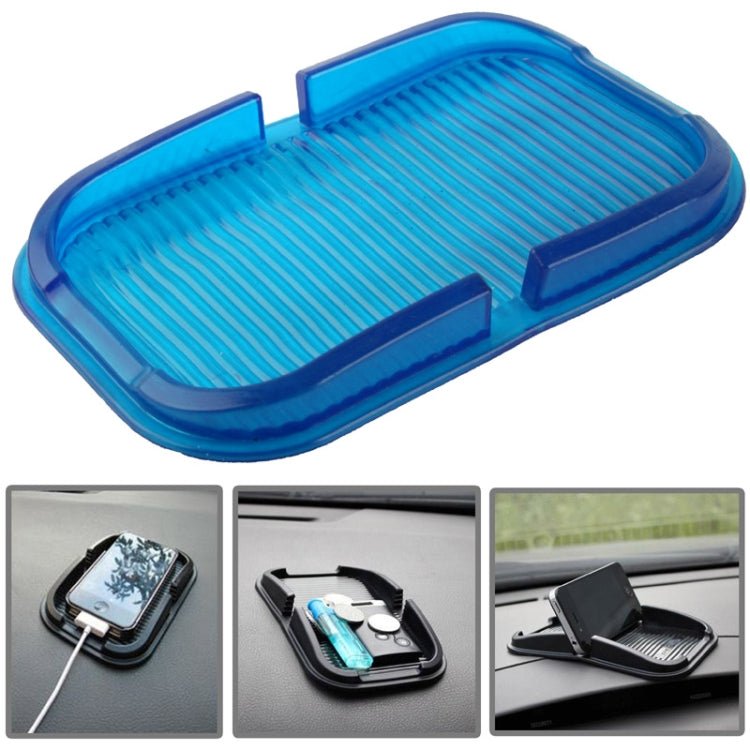 Car Dashboard Anti - skid Magic Sticky Silicone Gel Pad / Holder for iPhone 5 & 5S / iPhone 4 & 4S, 8, 5, 4, For iPhone, Galaxy, Sony, Lenovo, HTC, Huawei, and other Smartphones(Transparent), 7�������������������������������������������������������������... - ORIWHIZ