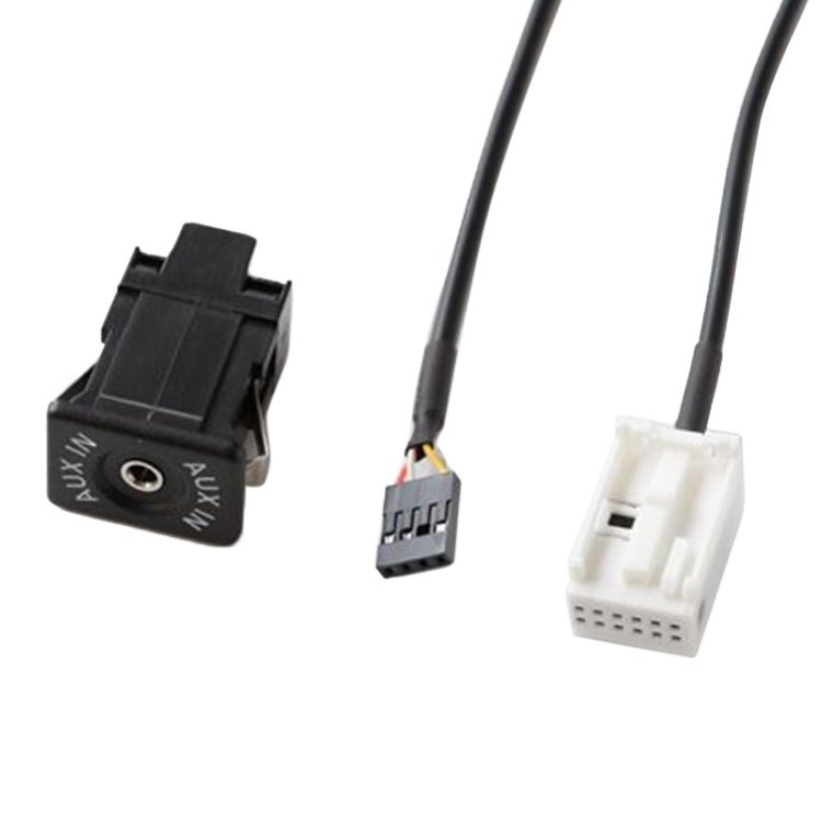 Car Handheld Box AUX Interface Connector + Cable Wire Harness for Volkswagen Bora / Audi, For Volkswagen Bora - ORIWHIZCar Replacement PartsDIY CablesIn Car