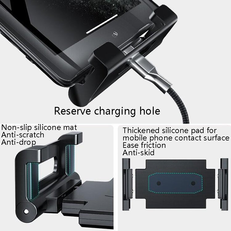 Car Headrest Bracket Rear Seat Back Tablet Holder, Applicable Tablet 140 - 280mm, Applicable Tablet 113 - 145mm - ORIWHIZ
