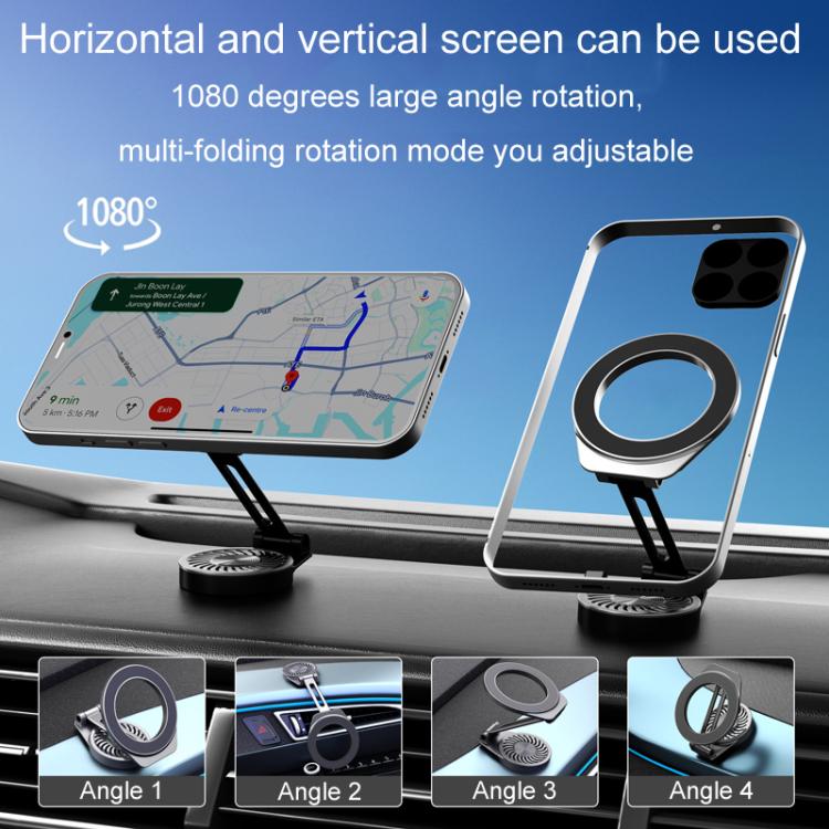 Car Magnetic Cell Phone Holder Dashboard Universal Navigation Mount, Aroma Model - ORIWHIZ