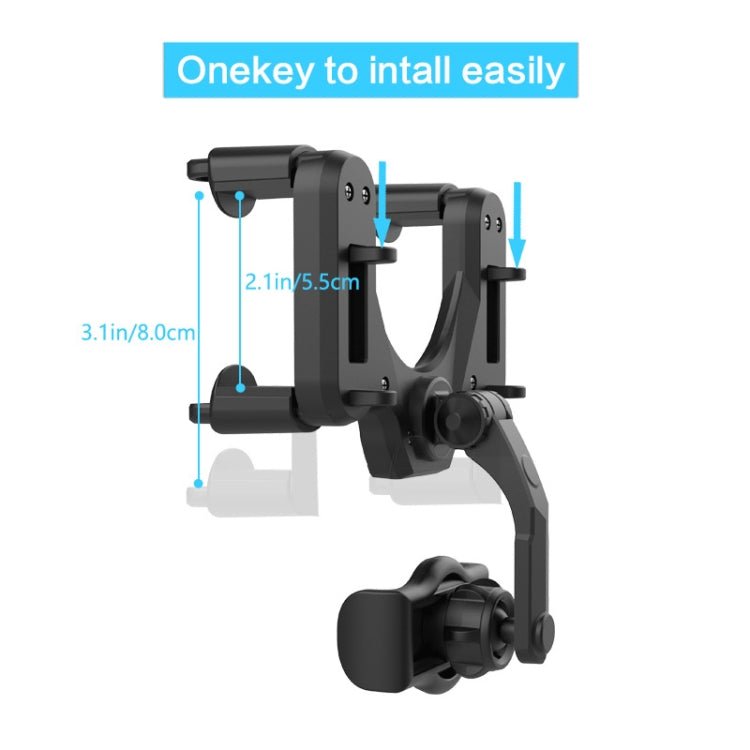 Car Rear Mirror Navigation Phone Holder - ORIWHIZ