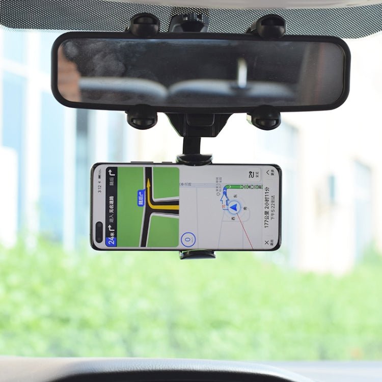 Car Rear Mirror Navigation Phone Holder - ORIWHIZ