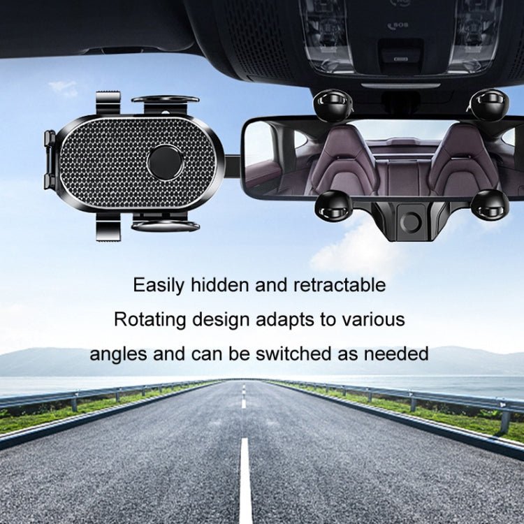 Car Rearview Mirror Mobile Phone Holder Multifunctional AR Navigation Support Bracket - ORIWHIZ