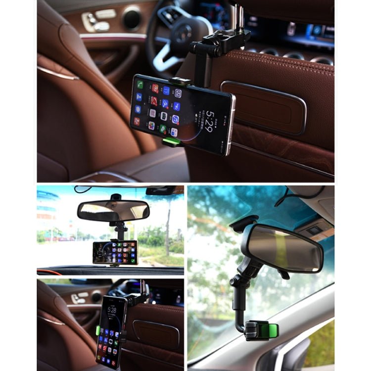 Car Rearview Mirror Mobile Phone Holder Pillow Universal Car Mobile Phone Holder, H02 - ORIWHIZ
