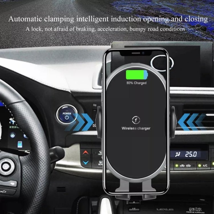 Car Smart Wireless Charger Phone Holder, Smart Wireless Charger - ORIWHIZ