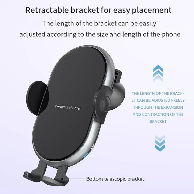 Car Smart Wireless Charger Phone Holder, Smart Wireless Charger - ORIWHIZ