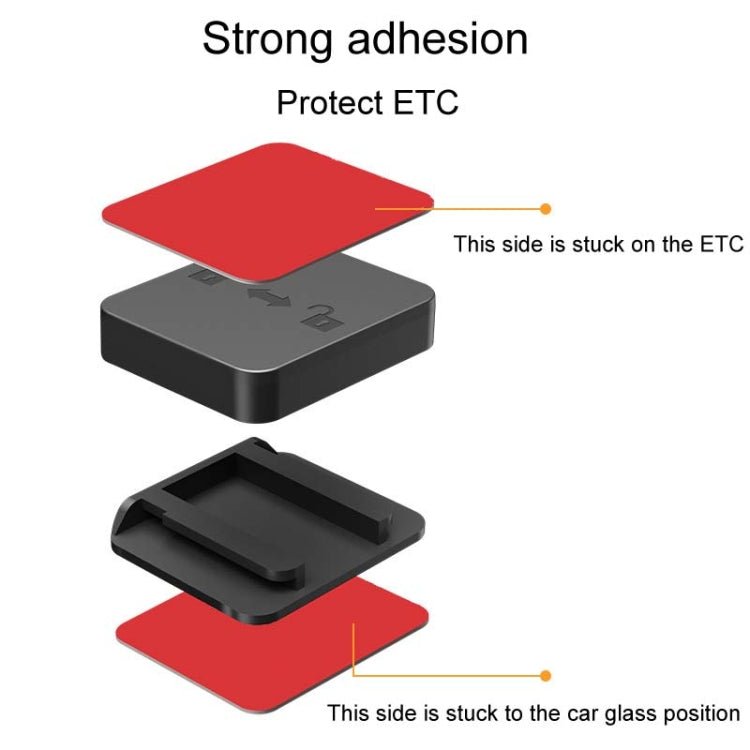 Car Universal ETC Device Removable Slide Bracket - ORIWHIZ