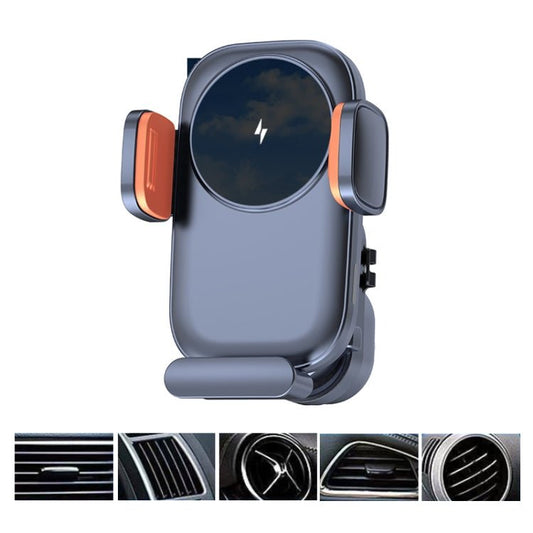 Car Wireless Charging Outlet Navigation Mobile Phone Holder - ORIWHIZ