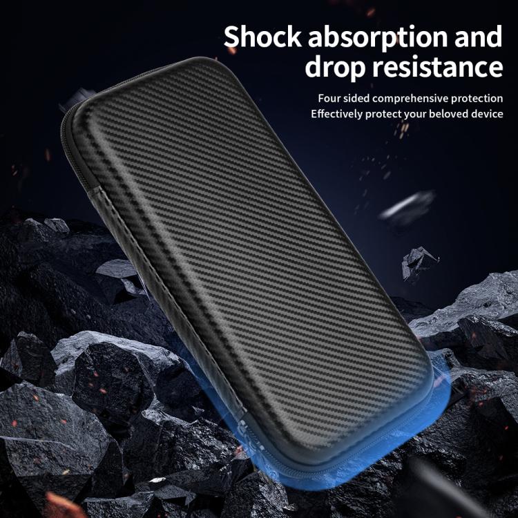 Carbon Fiber Full Cover Shockproof Storage Bag, For Nintendo Switch 2 - ORIWHIZNintendo AccessoriesNintendo Accessories BagsToys & Hobbies
