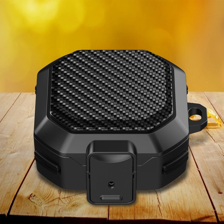 Carbon Fiber Texture Anti - fall Earphones Case with Switch, For Samsung Galaxy Buds Live/Buds Pro/Buds 2/2 Pro - ORIWHIZ