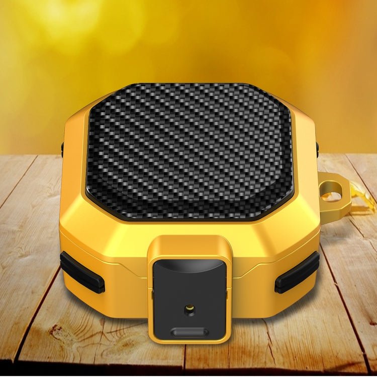 Carbon Fiber Texture Anti - fall Earphones Case with Switch, For Samsung Galaxy Buds Live/Buds Pro/Buds 2/2 Pro - ORIWHIZ