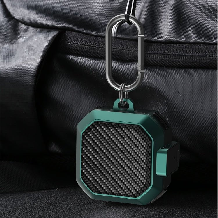 Carbon Fiber Texture Anti - fall Earphones Case with Switch, For Samsung Galaxy Buds Live/Buds Pro/Buds 2/2 Pro - ORIWHIZ
