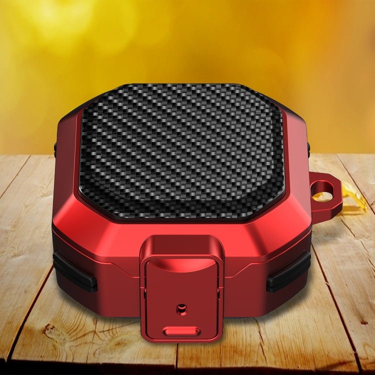 Carbon Fiber Texture Anti - fall Earphones Case with Switch, For Samsung Galaxy Buds Live/Buds Pro/Buds 2/2 Pro - ORIWHIZ